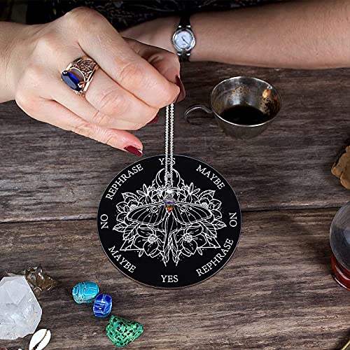 Collier pendule 7 chakra cristal pour méditation et réalignement