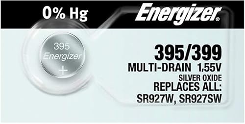 Energizer 395-399TS BOTÓN CELULAR BATERÍA 399 ÓXIDO