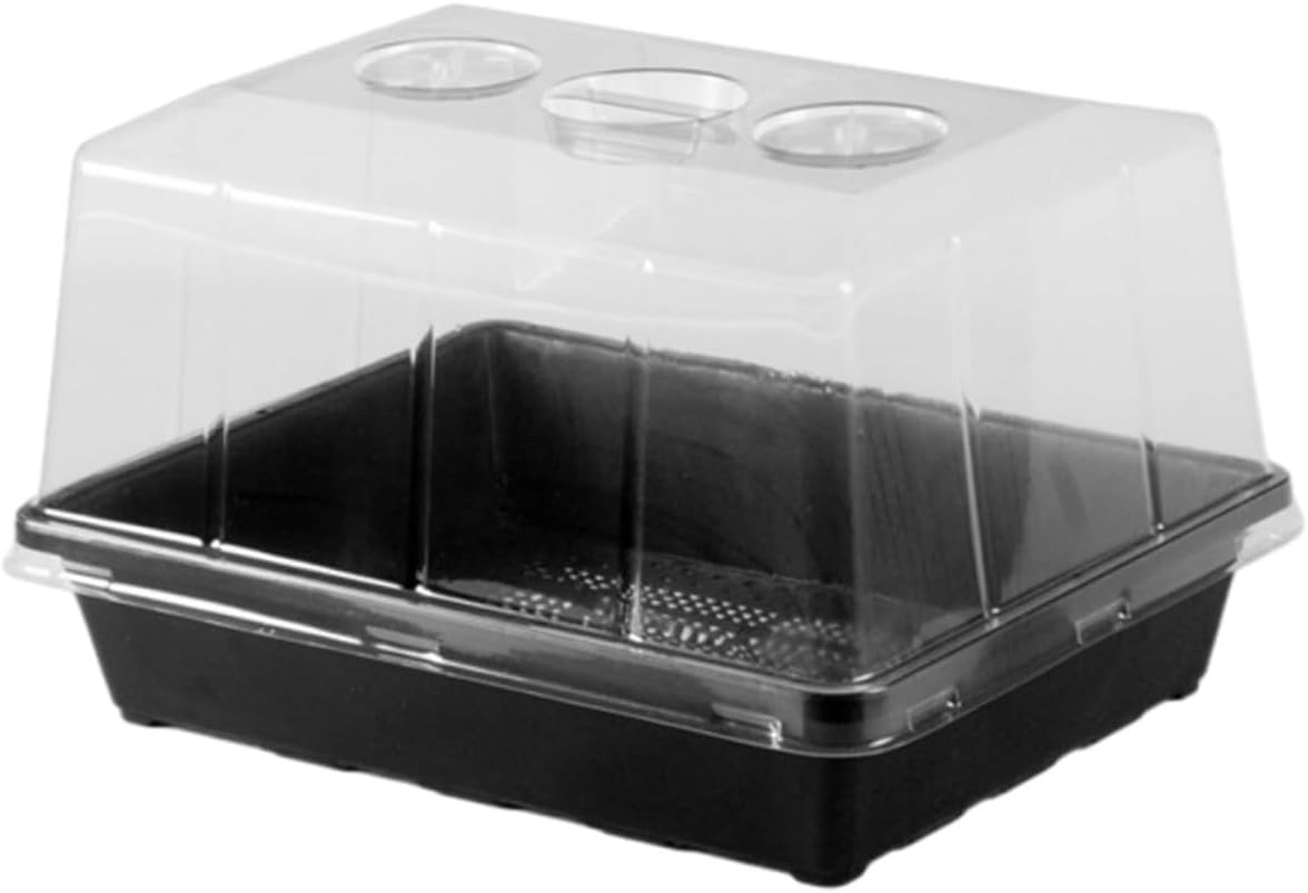 Seedling Starter Tray with Dome Cover Germination Growing Tray for Succulents and Carnivorous Plants Suitable for Indoor Propagation and Seed Germination