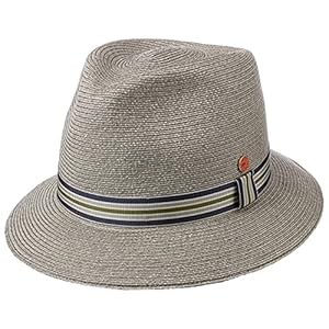 Mayser Ruben Hoed met UV-Bescherming Dames/Heren – Made in the EU strand zomer strohoed ripsband voor Lente/Zomer