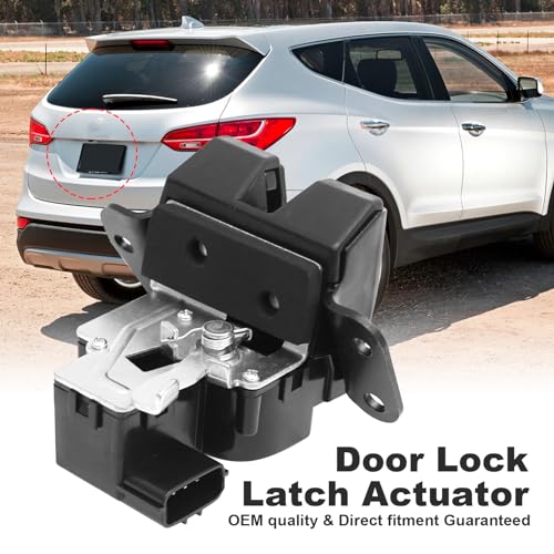 Image of MDEOOSKY Tail Gate Door Lock Latch Actuator, Replacement for Hyundai Santa Fe 2013-2016 Kia Soul 2014-2019, 81230-2W000 812302W000