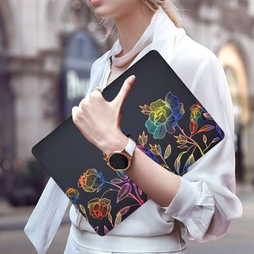 Image of Fancity Case Compatible with MacBook Air 13 Inch 2017, Model A1466 A1369 Hard Plastic Cover Matte Protective Case with Keyboard Cover for Old 2010-2017 Air 13.3 Inch Without Touch ID, Color Rose