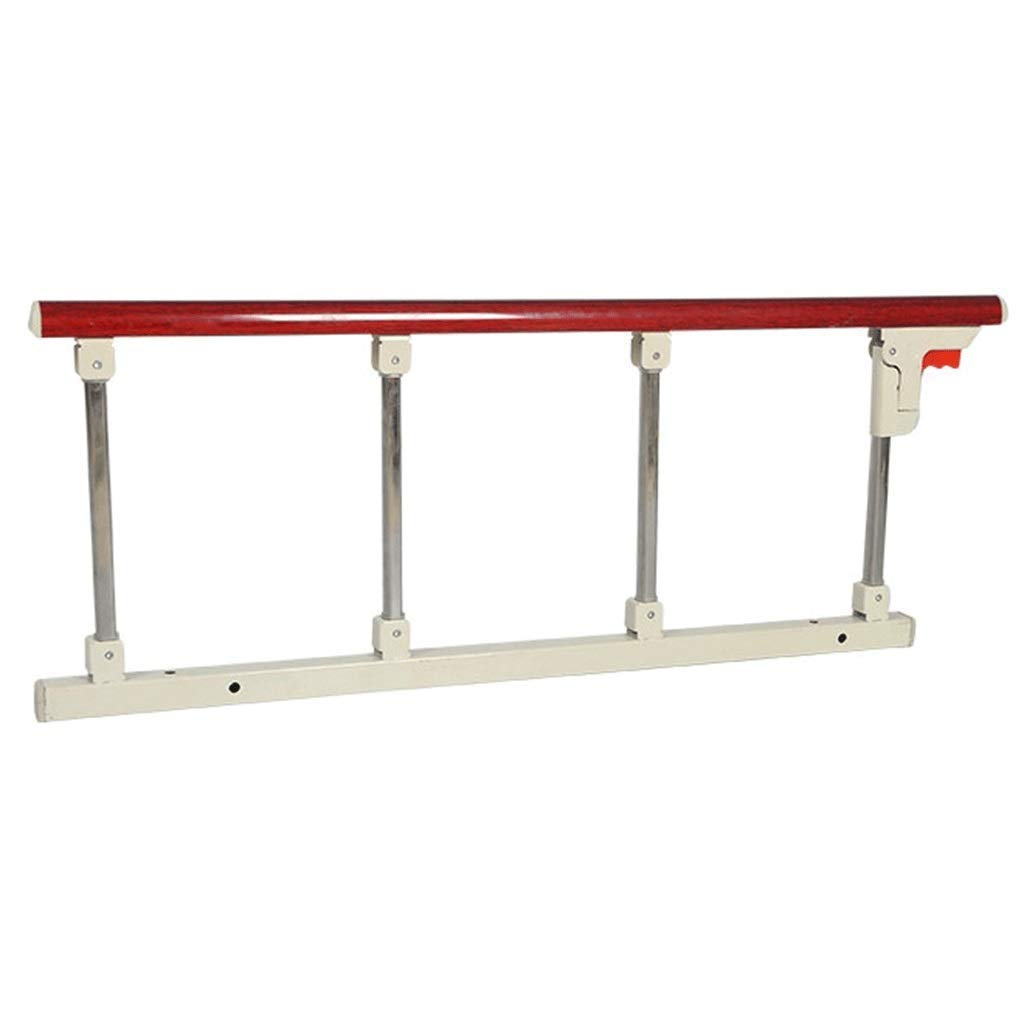 ZBBGTJK Foldable Bed Rail Safety Side Guard For Elderly Adult Guardrail Bedside Handrails Shatter-Resistant Railings (Color : Red, Size : 4cm)