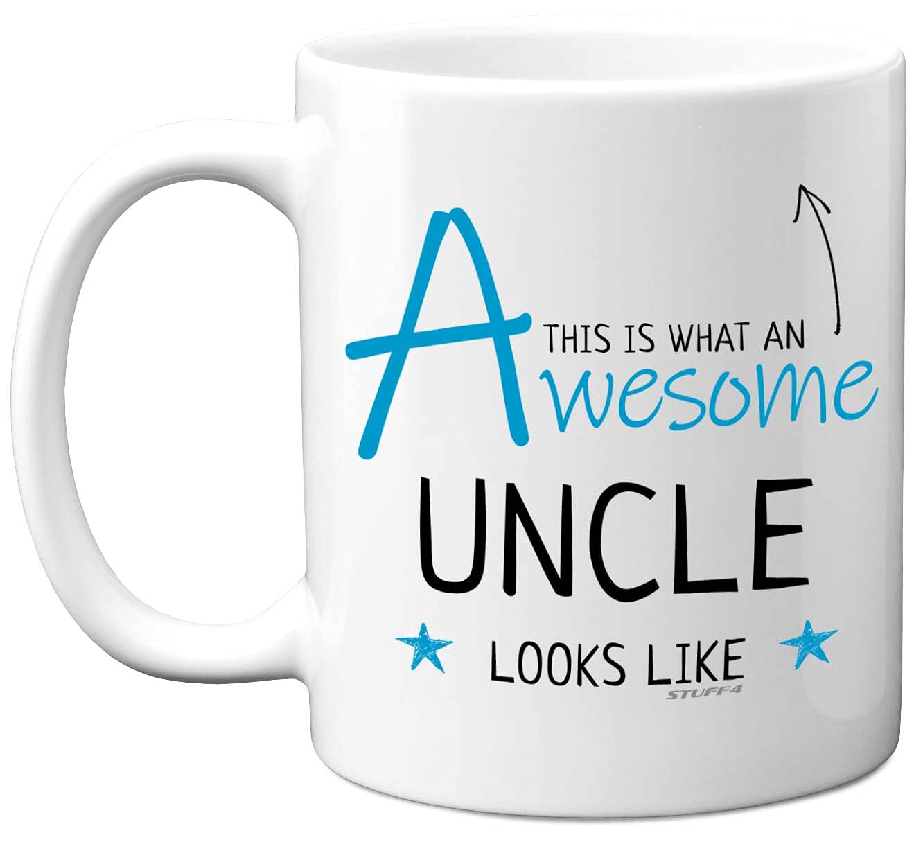 Stuff4 Uncle Mug, Birthday Gifts - This Is What An Awesome Looks Like - 11Oz Ceramic Dishwasher Safe Mugs, Birthday Gifts, For Presents,