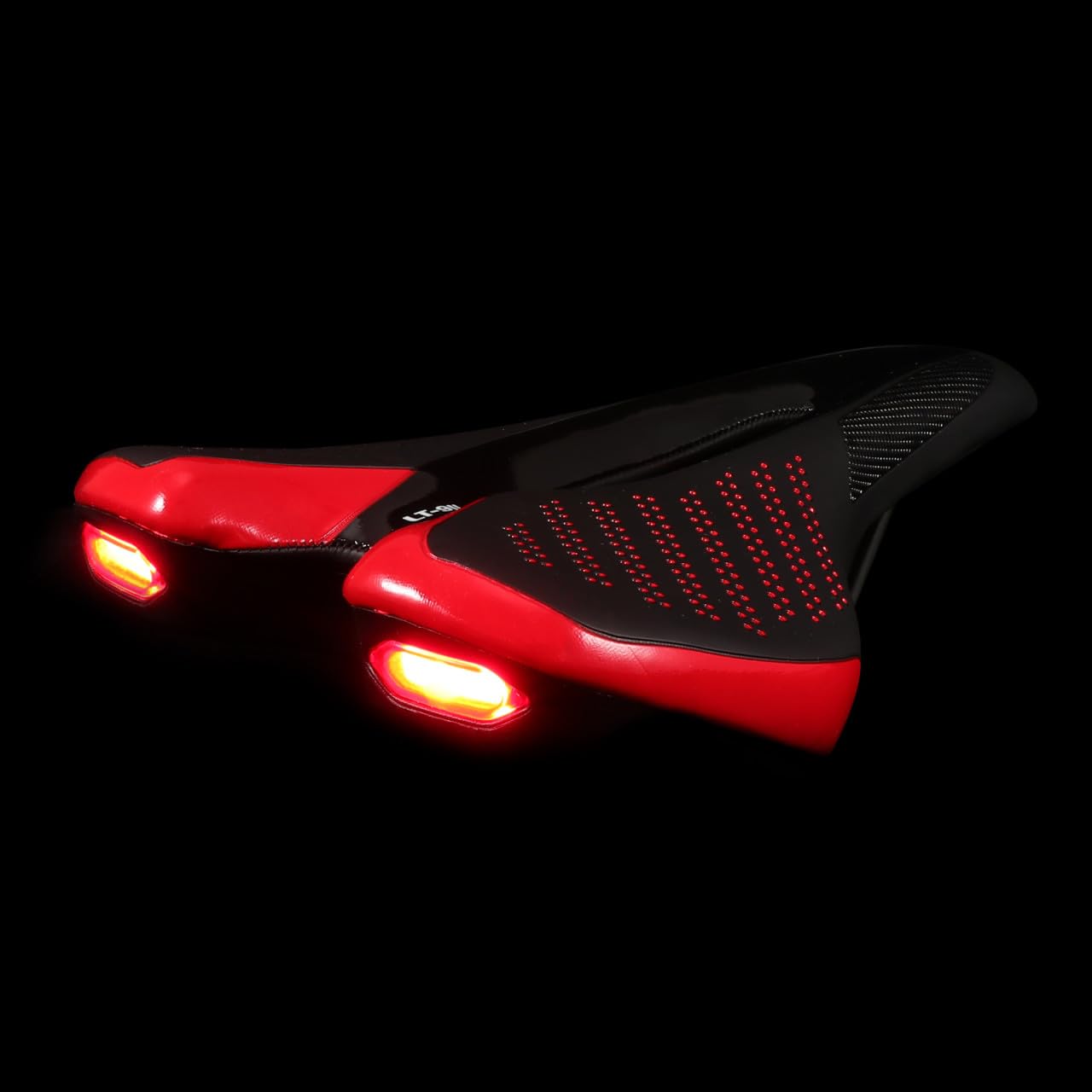BESTonZON Seggiolino per Bicicletta Cuscino del Sedile della Bici Mountain Bike Imbottito Posto a Sedere Sella slipmat seggiolino Bici con Luce Fornitura Bici Bici Poliuretano