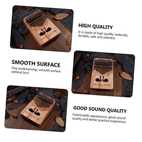 Vaguelly 1Pc Tom De Piano Tom Musical Iniciante Prático Teclas Para Adultos Cisnes Pessoais De Madei