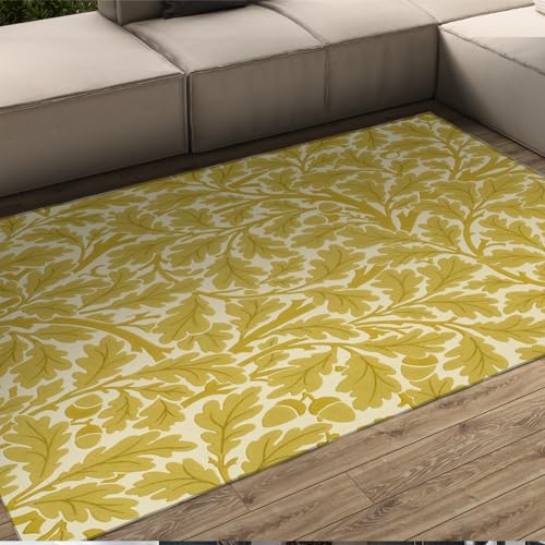 Tapis botaniques Morris style boho lavable en machine dimensions 120x170 - 2