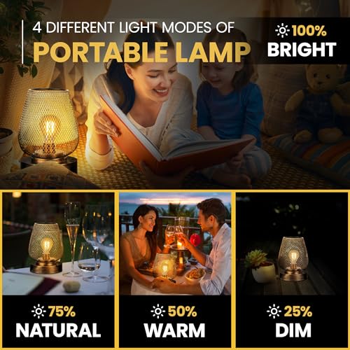 Softsway OTL-P2 Pack Of 1 Battery Powered Outdoor Lamp - Outdoor Table Lamp thumb #5