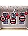 Produktbild Amscan 679478 - Deko-Spiralen Fangtastic, 12 Stück, 61 cm, Vampir, Bat, Halloween, Horror-Party, Mottoparty