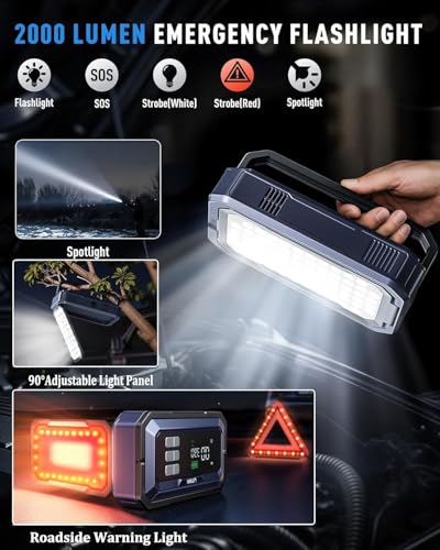 Portable Jump Starter with 150PSI Compressor