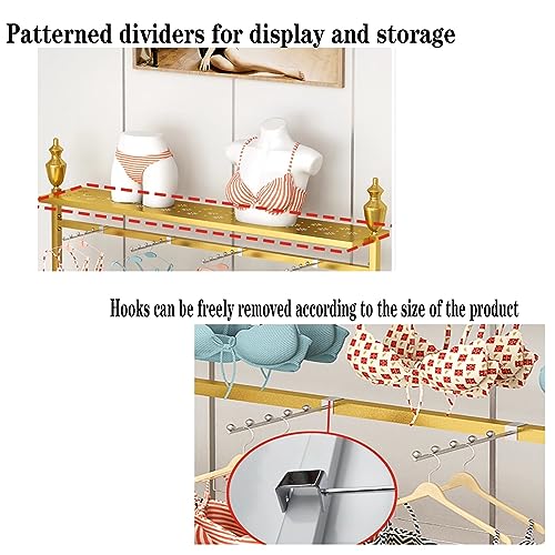 Présentoirs de sous-vêtements sur pied à structure double face stable