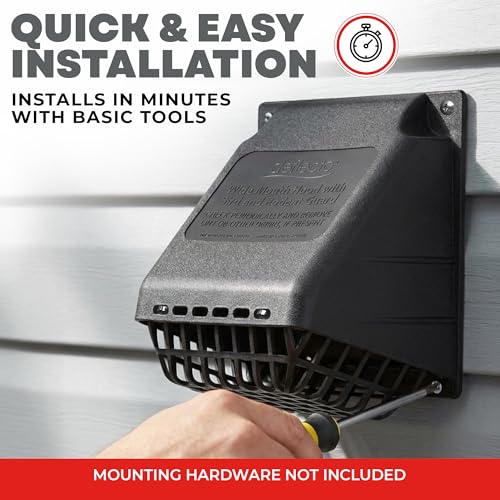 Grille d'aération avec pare-oiseaux Deflecto BigMouth anti-intrusion