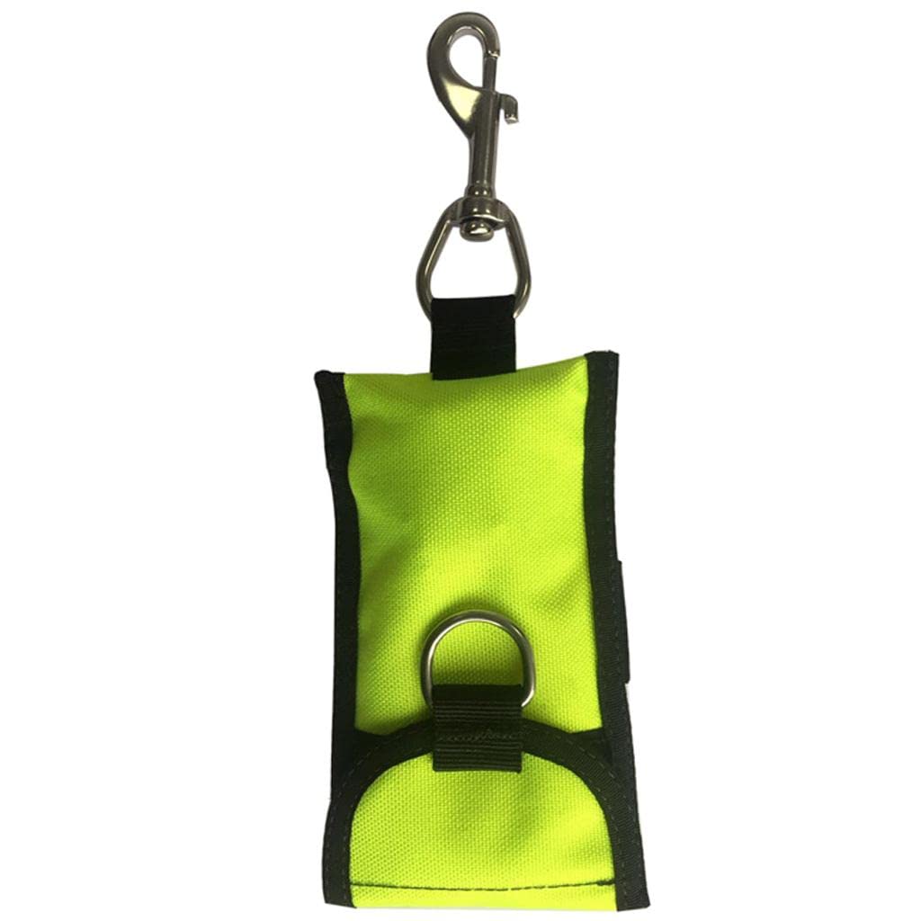 Colcolo Scuba Tauchen Einzelne Riffhaken Gurtband Clip & Aufbewahrungstasche