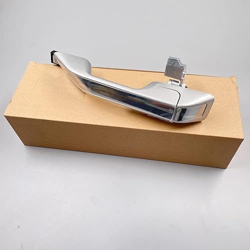 Miniatura 9 de HUYILUN0104 Mango exterior delantero del lado del conductor negro con cromo compatible con Honda Odyssey 2011-2017