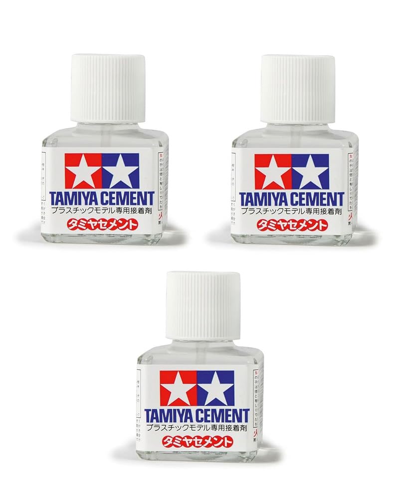 TAMIYA 87003 Liquid Cement 40ml THREE PACK