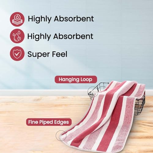 Image of MAXOSHINE Hand Towel Set of 2-Super Soft Quick Dry Microfiber Face Towel for Women Men-Hanging Loop Napkins for Wash Basin Gym Sports Travel-40 x 60 cm(Brown /Red, Set of 2)