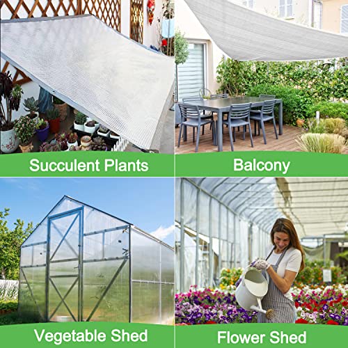Tubtoken BJQDFSB0001 Clear Greenhouse Plastic Sheeting 10X20Ft - Heavy Duty 14 Mil Clear Waterproof Cover thumb #2