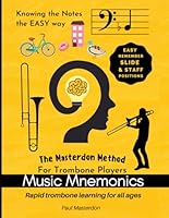 Music Mnemonics for Trombone Players: Rapid trombone learning for all ages with easy recall slide & staff positions 1918219028 Book Cover