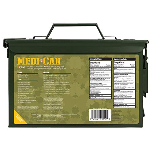 Be Smart Get Prepared 270Piece Medi+Can First Aid & Advance Wound Care Kit (Packaging May Vary) #TOP2