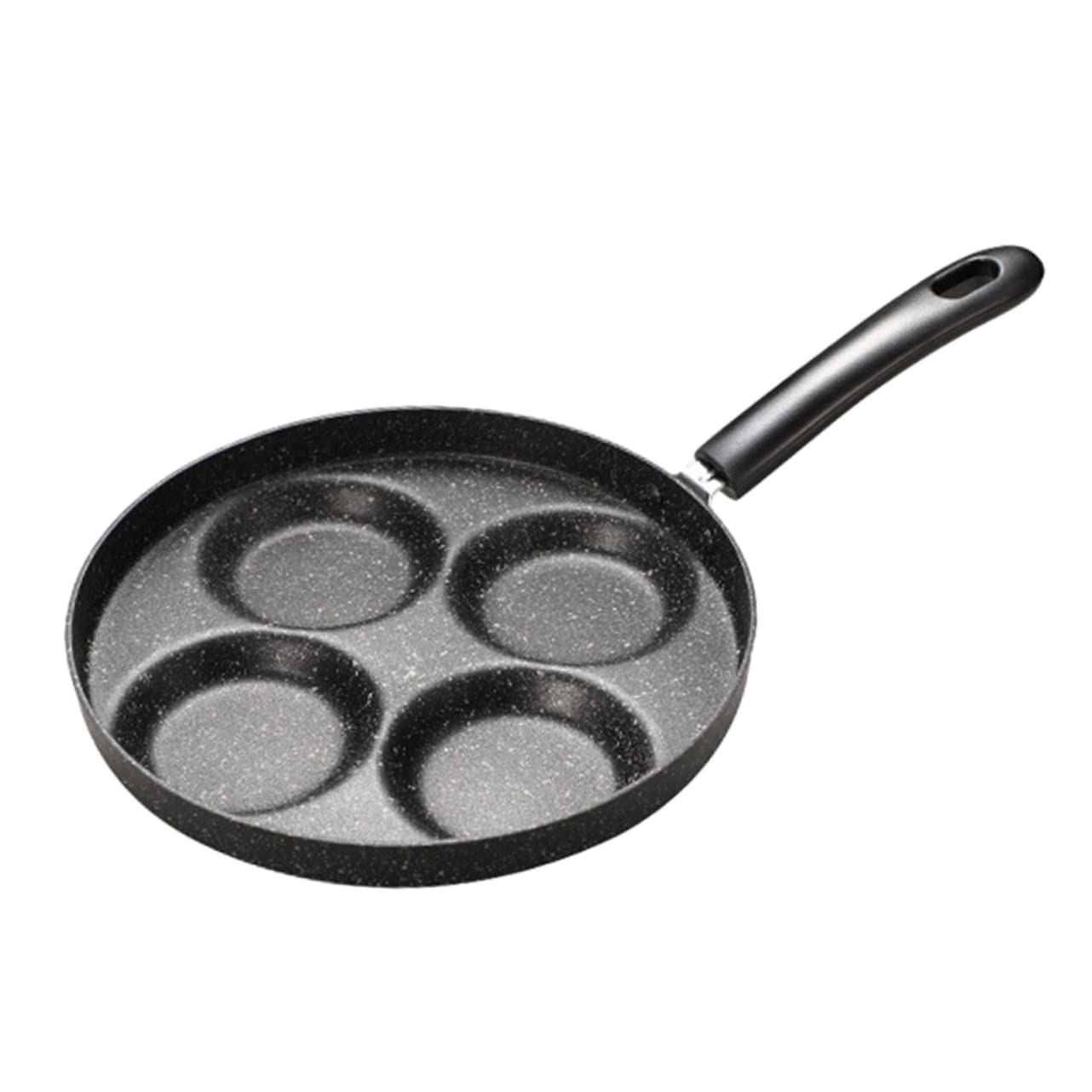 BRIGHTFUFU Cup Non Stick Omelette Pan Frying Pan for Eggs Pancakes and Sliders Heat Resistant Handle Easy to Cookware for Fun Meals