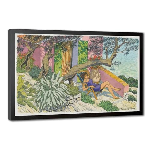 Toile Agave Vittorio Giardino : cadre suspendu grand format en haute définition