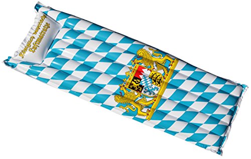 ERRO Luftmatratze - Königlich bayrische Badematratze - Top Wiesn Geschenkidee - Ausgefallenes Souvenir aus Bayern oder Geburtstagsgeschenk, Oktoberfest