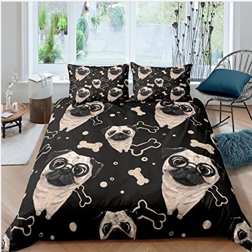 QBIDCSX Funda Nordica Cama 135 Carlino Funda Edredon 230x220 cm y 1 Funda de Almohada 50x75 cm para Niñas Niños con Cremallera Suave Transpirable 110gsm Microfibra Fundas Nordicas