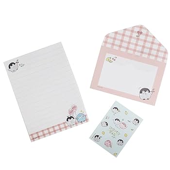 Amazon.co.jp: コウペンちゃん[レターセット]ダイヤ型 封筒 ミニ