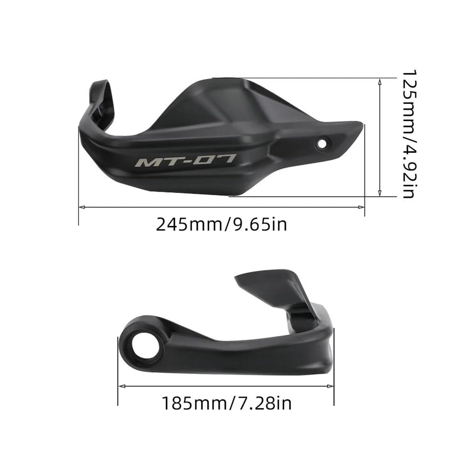 Paramani Per YAMAHA MT07 FZ07 (2014-2024), In Nylon Resistente, Proteggono Le Mani Dal Vento E Dagli Urti, Facili Da Montare