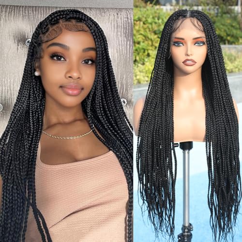 FAVE 36” Braid Wigs for Black Women Full Double Lace