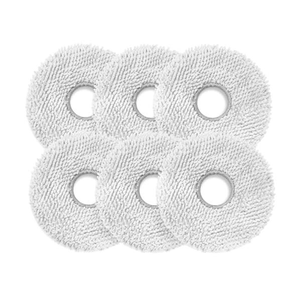 Tapo RVA310 Official Washable Mop Pad (Pack of 6) Compatible with RV50 Pro Omni, RV50 Omni