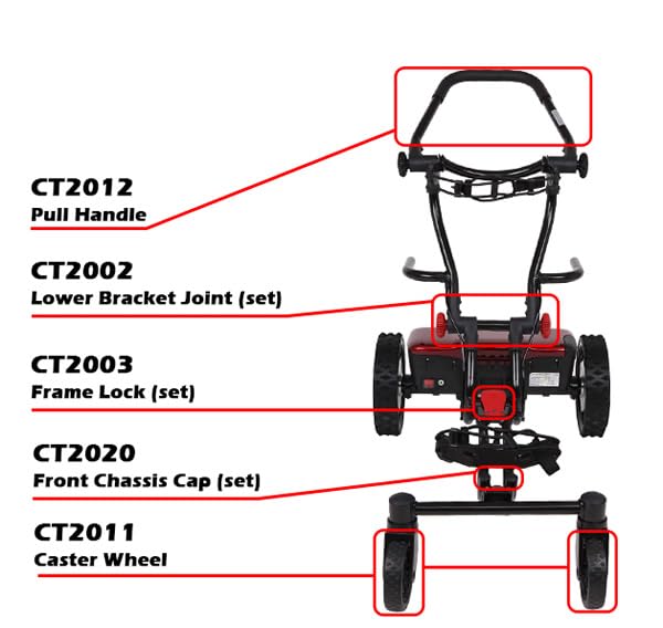 CaddyTrek R2 Electric Golf Follow Cart