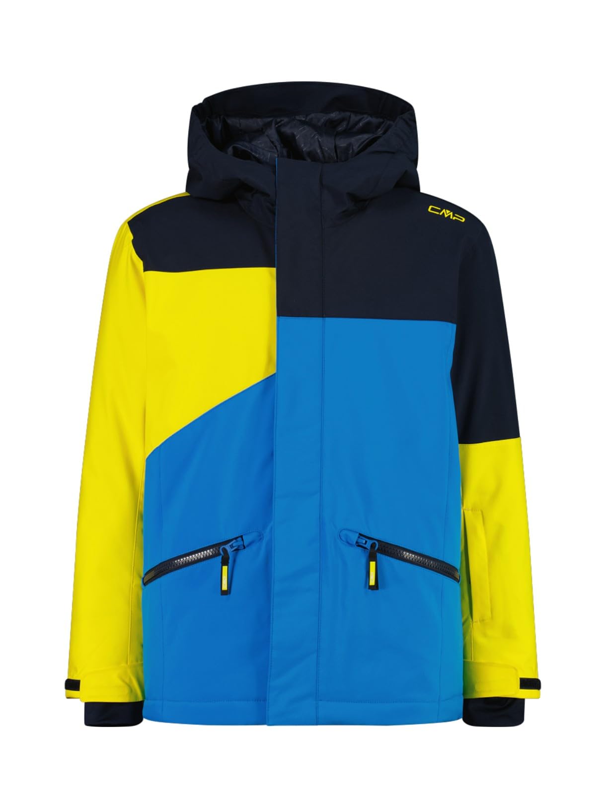 CMP Giacca da bambino FIX Hood B.Blue-Royal Blue Winter Sun