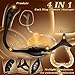 Luxonia Sex Toys for Men, Remote Control Prostate Massager with Vibrating Cock Ring, 10 Intense Vibrating Male Sex Toy, Anal Vibrator for Men Anal Toys, Adult Toys Anal Plug Couple Sex Toys