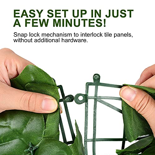 Dearhouse Artificial Ivy Privacy Fence, 118.1X39.3 Inch Artificial Hedges Fence And Faux Ivy Vine Leaf Decoration For Outdoor Home Garden Decor #TOP3