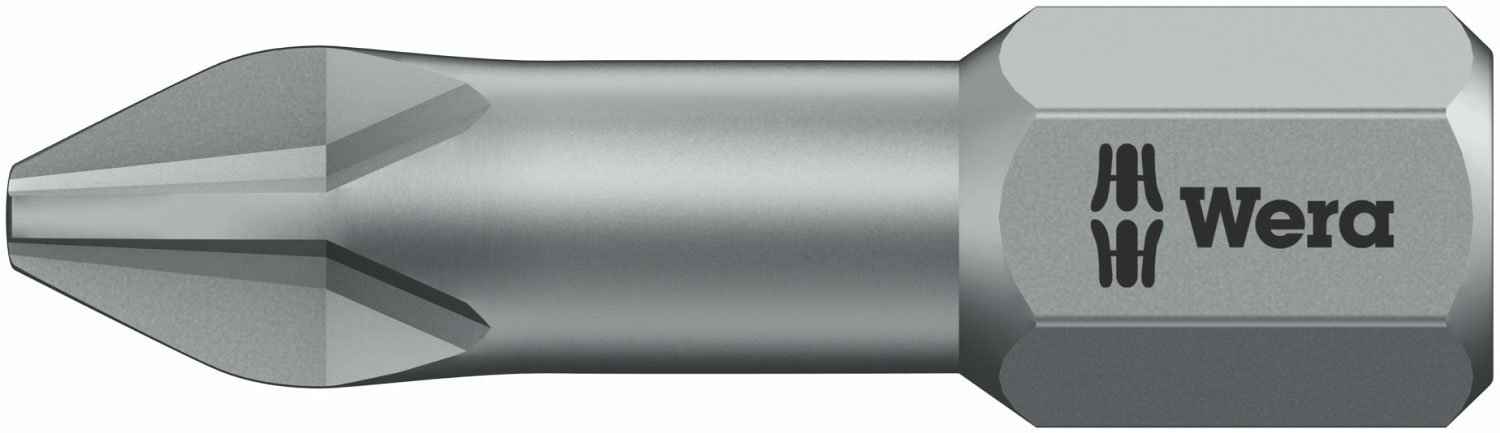 Wera Insert Bit - Carded Of Of Phillips Tip Ph1/2/3 25Mm Size 3
