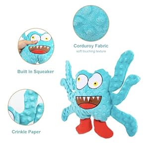 Dog-Toy-Funny-Pet-Squeaky-Toy-for-Small-Medium-Large-Dogs-Interactive-Dog-Toys-Crinkly-Plush-Dog-Toy-Durable-Dog-Toy-for-Teeth-Cleaning-Puppy-Teething-Toy-Birthday-Gifts - Cucciolini Doodles   Dog-Toy-Funny-Pet-Squeaky-Toy-for-Small-Medium-Large-Dogs-Interactive-Dog-Toys-Crinkly-Plush-Dog-Toy-Durable-Dog-Toy-for-Teeth-Cleaning-Puppy-Teething-Toy-Birthday-Gifts
