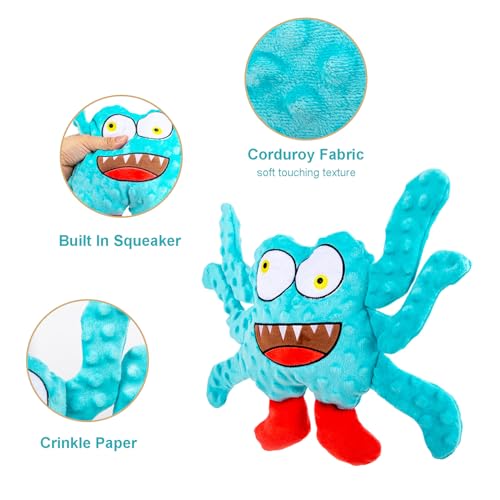 Dog-Toy-Funny-Pet-Squeaky-Toy-for-Small-Medium-Large-Dogs-Interactive-Dog-Toys-Crinkly-Plush-Dog-Toy-Durable-Dog-Toy-for-Teeth-Cleaning-Puppy-Teething-Toy-Birthday-Gifts - Cucciolini Doodles   Dog-Toy-Funny-Pet-Squeaky-Toy-for-Small-Medium-Large-Dogs-Interactive-Dog-Toys-Crinkly-Plush-Dog-Toy-Durable-Dog-Toy-for-Teeth-Cleaning-Puppy-Teething-Toy-Birthday-Gifts