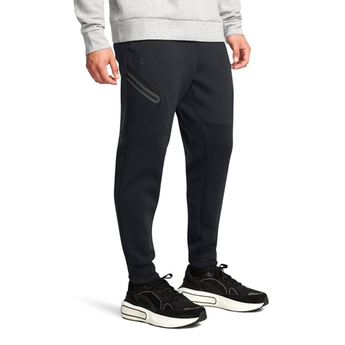 UNDER ARMOUR Mens Training Unstoppable Fleece Jogger, Black, Size M, Men