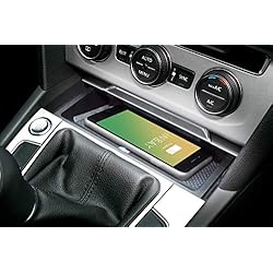 Cargador Inalámbrico Volkswagen Inbay 241320-52-1 Bandeja con cargador por inducción para VW Passat (B8) 2014, Tamaño único, ColorNegro