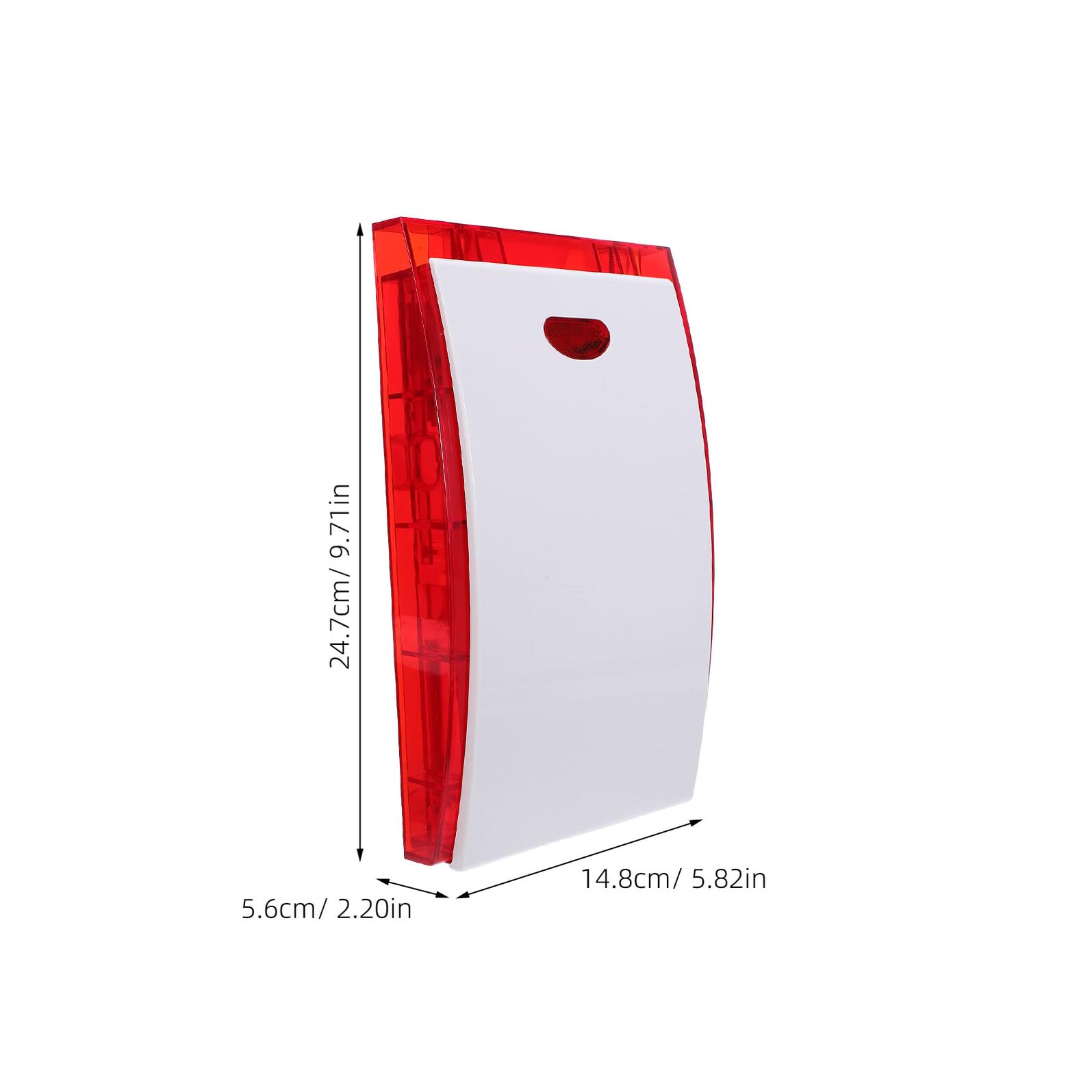 DOITOOL Sirena de Alarma Antirrobo Ip65 para Exteriores 12v Luz Estroboscópica y Zumbador Potente Dispositivo de Advertencia Sonora y Luminosa para Seguridad en Oficinas y Almacenes
