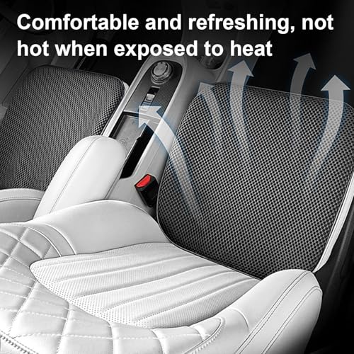 Cojín refrescante para asiento de coche con ventilación ajustable para trayectos largos 5