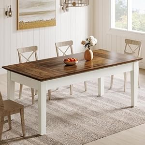 Tribesigns Dining Table for 4-6 Peo...