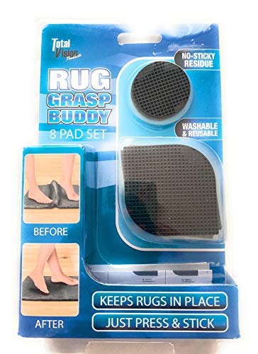 Rug Grasp Buddy - 8 Pad Set - Keeps Rugs in Place