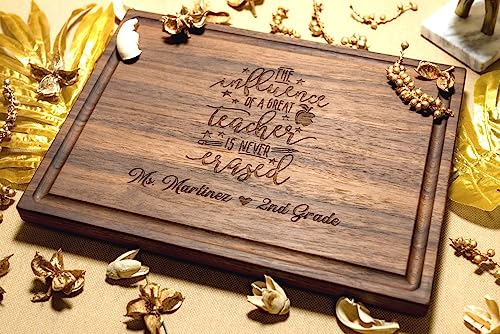 Tabla de cortar rectangular personalizada de madera miniatura 6
