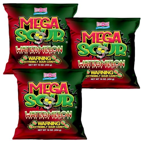 o[lbg KT[ LfB XCJ 454g x 3 - R܂܂Ƃߔ - Barnetts Mega Sour Candy Watermelon T[LfB KET[ ς LfB Mtg ii CMX َq