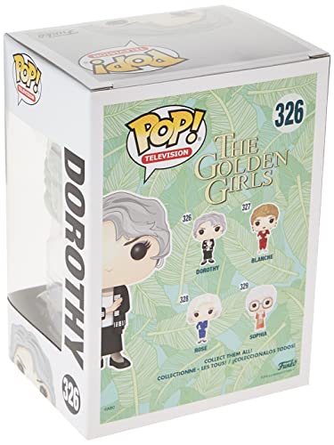 Funko Pop Tv: Golden Girls Dorothy Action Figure Black, White, Standard #TOP3