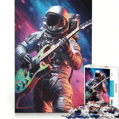 Puzle de 1000 piezas AstronautaxGuita, el regalo de decoración perfecto