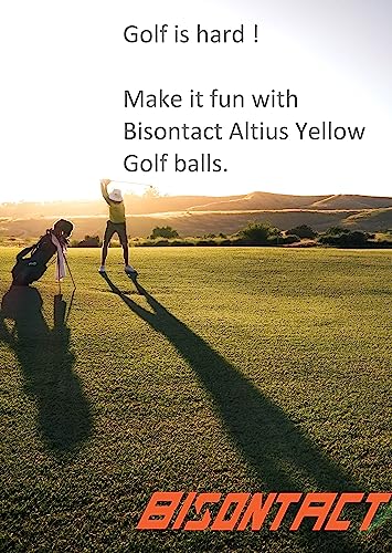Image of ALTIUS Y Yellow Golf Balls 24 Pack | High Visibility Matte Finish | Long Distance, Soft Feel & Control | USGA Conforming Golf Balls