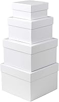 Vista 19 de Briful Cajas de regalo cuadradas con tapas, juego de 4 cajas de regalo verde azulado, cajas de regalo de varios tamaños, cajas de regalo